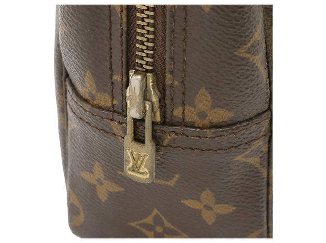 Borsa Clutch Truss Toilette 28 Monogramma Louis Vuitton Marrone - vista 7