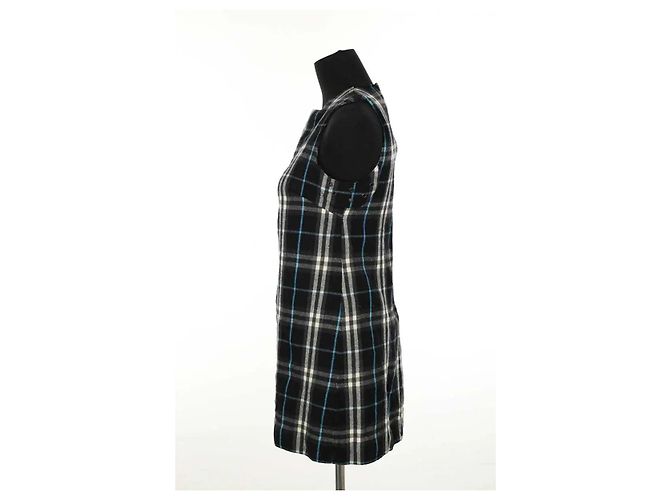 Burberry Blaues Wollkleid - Ansicht 2