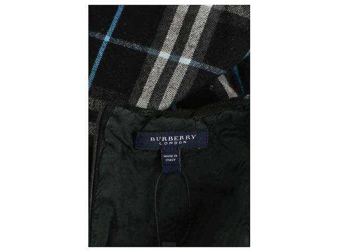 Burberry Blaues Wollkleid - Ansicht 4