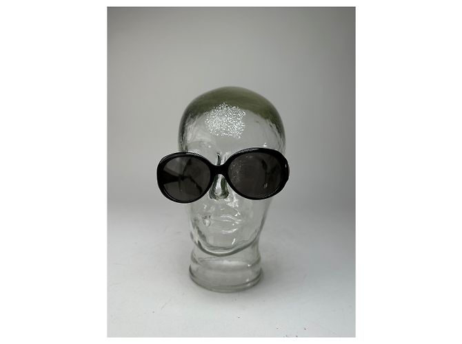 Vintage Loewe Übergroße Sonnenbrille Schwarz - Ansicht 4