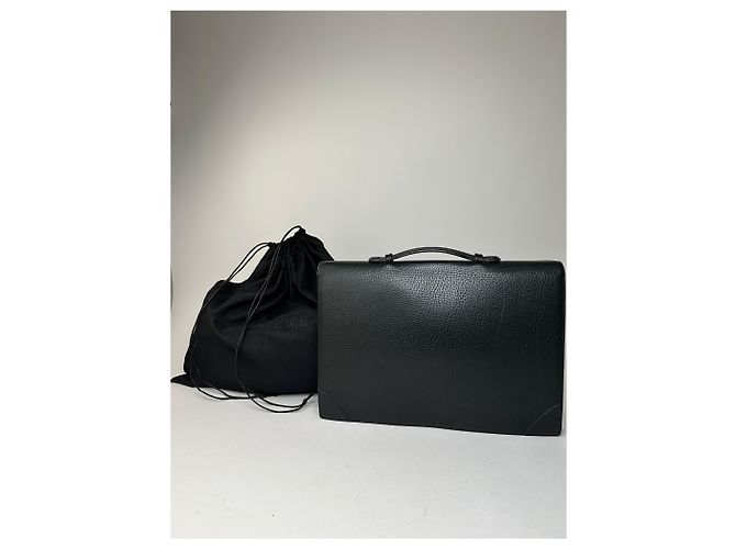 Brevettato in pelle Loewe Madrid vintage nero - vista 2