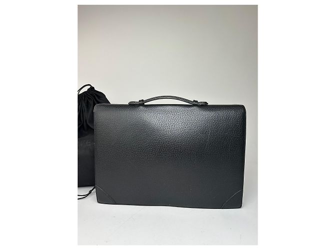 Brevettato in pelle Loewe Madrid vintage nero - vista 4
