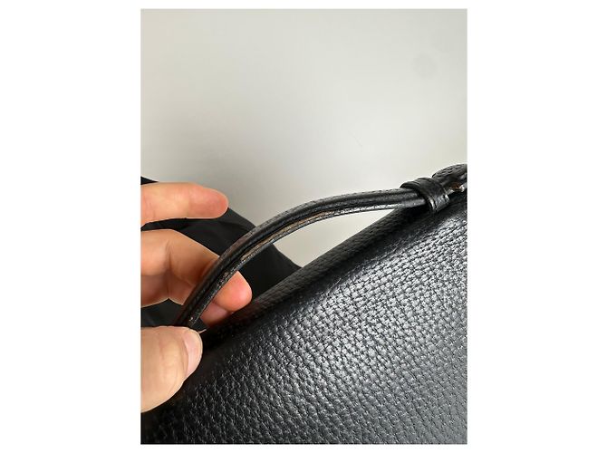 Brevettato in pelle Loewe Madrid vintage nero - vista 6