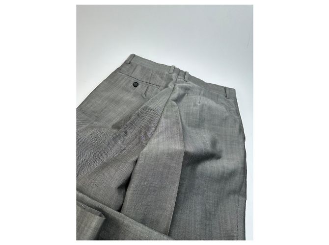 Vintage Dior Wool Pants Grey Dark grey - view 12