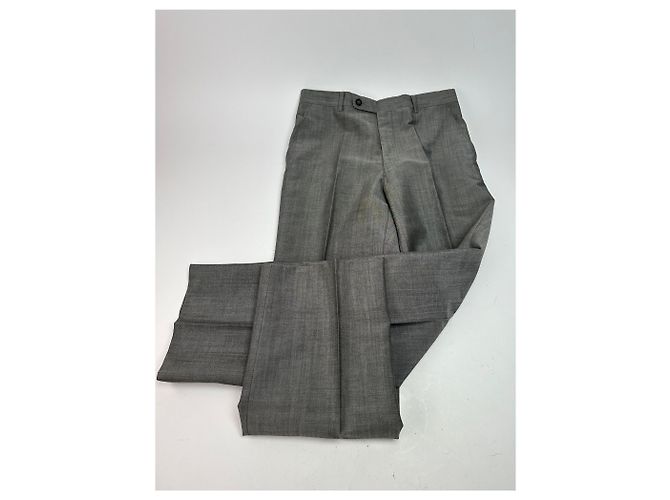 Vintage Dior Wool Pants Grey Dark grey - view 13