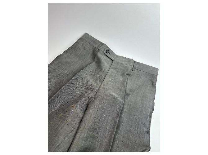 Vintage Dior Wool Pants Grey Dark grey - view 3