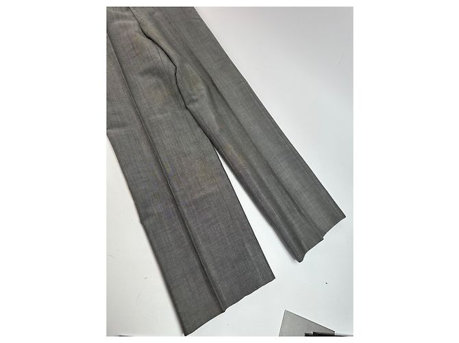 Vintage Dior Wool Pants Grey Dark grey - view 4