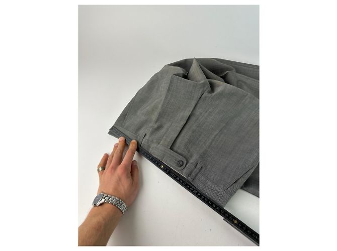 Vintage Dior Wool Pants Grey Dark grey - view 8