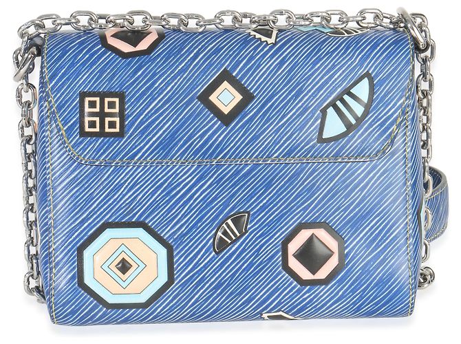 Louis Vuitton Denim Blu Azteco Epi Twist PM - vista 2