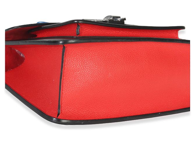 Borsa Neo Monceau Epi Nero Rosso Blu Louis Vuitton Multicolore - vista 7