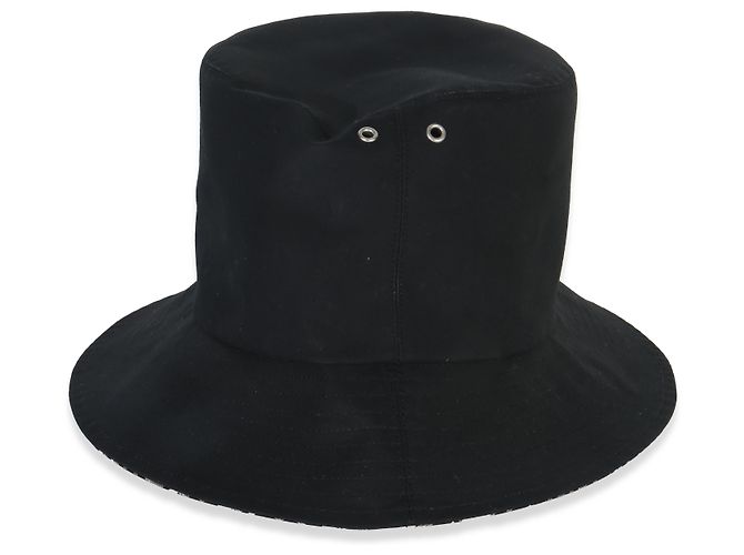 Cappello bucket reversibile in nylon nero Christian Dior 56 - vista 3