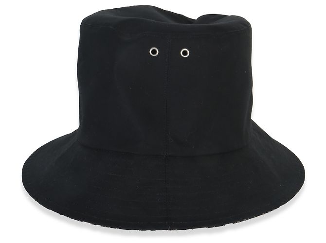 Cappello bucket reversibile in nylon nero Christian Dior 56 - vista 4