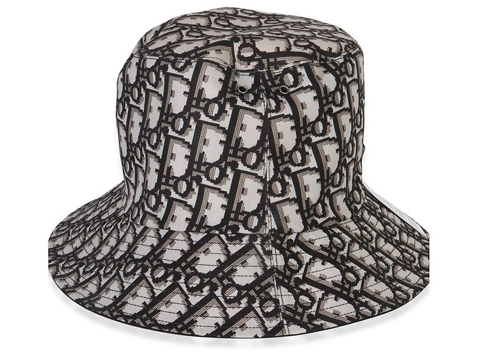 Cappello bucket reversibile in nylon nero Christian Dior 56 - vista 5