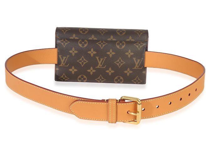 Twist Gürtelpouch S Lock aus Monogramm-Canvas von Louis Vuitton Braun - Ansicht 2