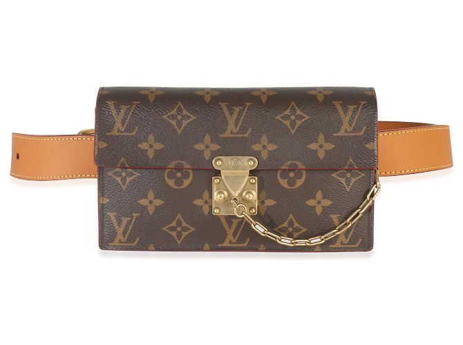 Twist Gürtelpouch S Lock aus Monogramm-Canvas von Louis Vuitton Braun - Ansicht 8