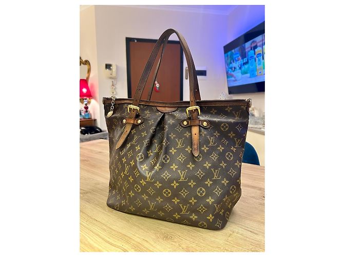 Borsa Louis Vuitton Monogram Palermo GM Marrone Monogramma - vista 4