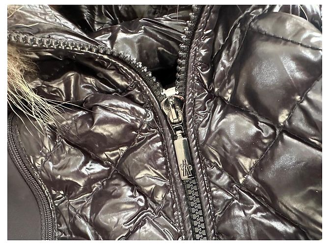 Giacca lunga Moncler nera Nero - vista 11