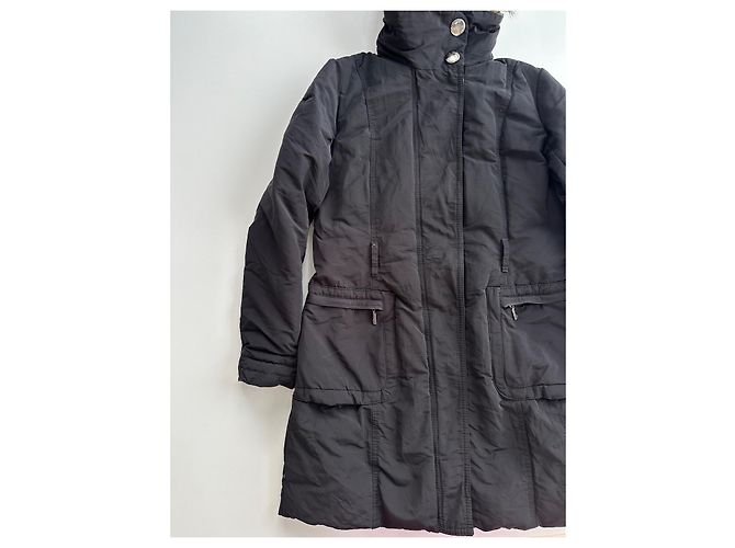 Giacca lunga Moncler nera Nero - vista 13