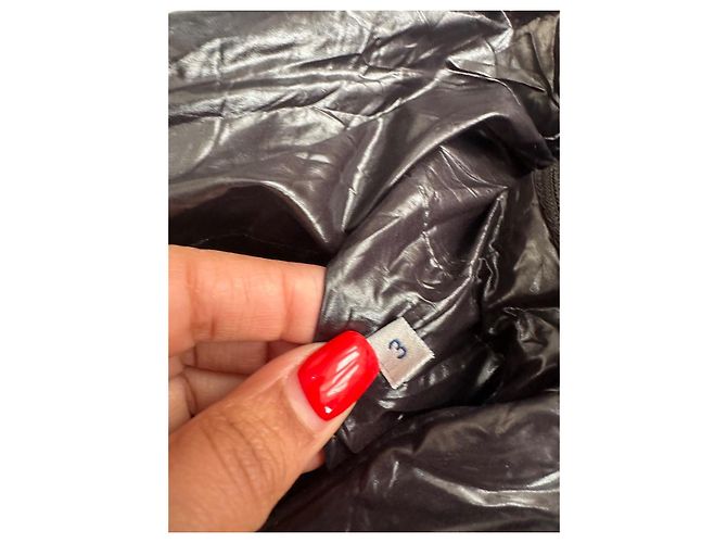 Giacca lunga Moncler nera Nero - vista 19