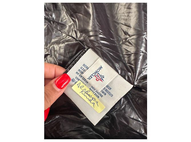 Giacca lunga Moncler nera Nero - vista 21