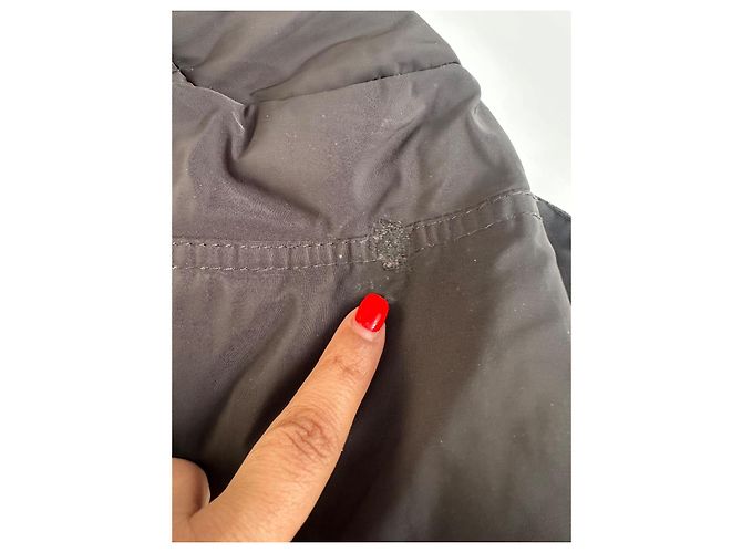 Giacca lunga Moncler nera Nero - vista 7