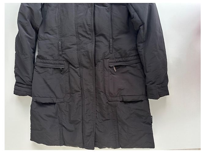 Giacca lunga Moncler nera Nero - vista 9