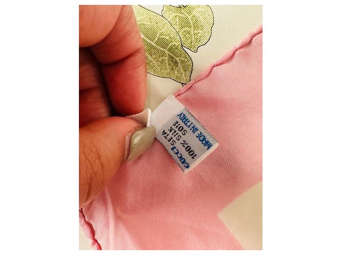 Sciarpa in seta Gucci Rosa - vista 10