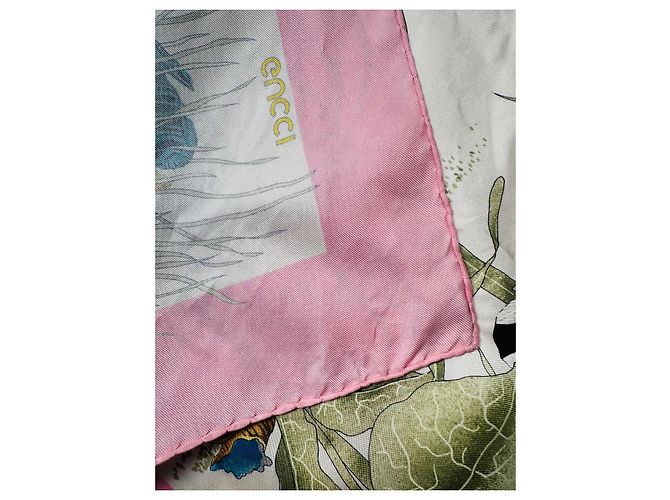 Sciarpa in seta Gucci Rosa - vista 11