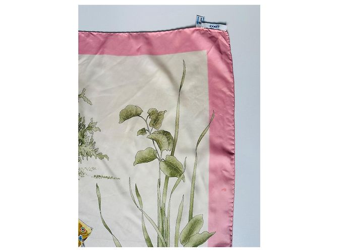 Sciarpa in seta Gucci Rosa - vista 15