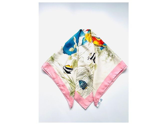 Sciarpa in seta Gucci Rosa - vista 16