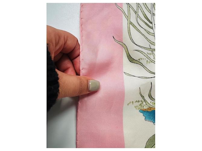 Sciarpa in seta Gucci Rosa - vista 8