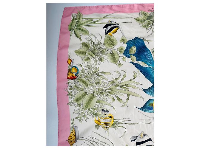 Sciarpa in seta Gucci Rosa - vista 9