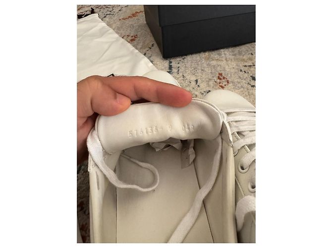 Sneakers Gucci Ace in Pelle Bianca con Logo GG - vista 5