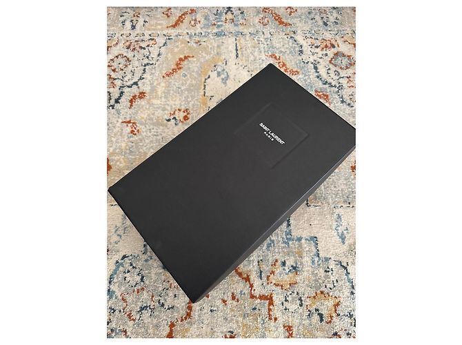 Baskets Saint Laurent en Cuir Gris - vue 6