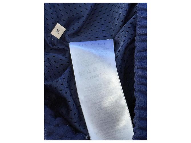 Bermuda Gucci con Stampa GG Blu - vista 5