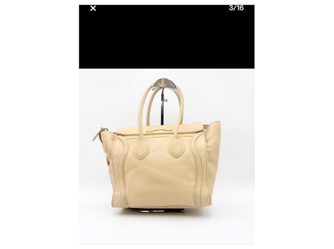Céline Micro Luggage Tote Beige - vista 5