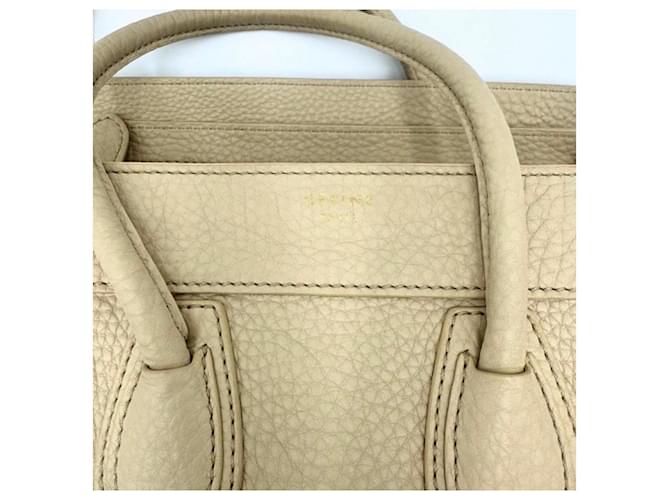 Céline Micro Luggage Tote Beige - vista 8