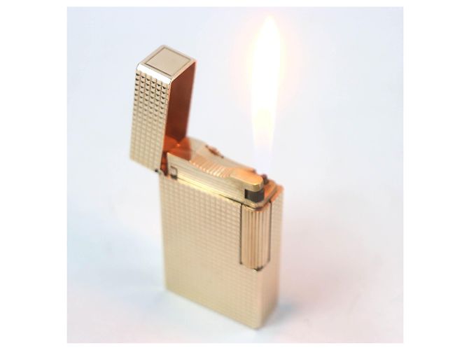 Autre Marque Dupont Line 1 Long Lighter Golden - view 4