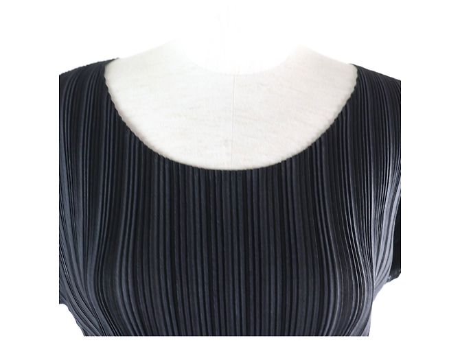 Issey Miyake Polyester-Tunika PP11-FT324 PLEATS PLEASE Schwarz - Ansicht 4
