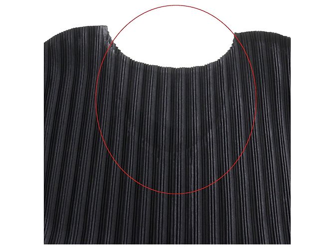 Issey Miyake Polyester-Tunika PP11-FT324 PLEATS PLEASE Schwarz - Ansicht 7
