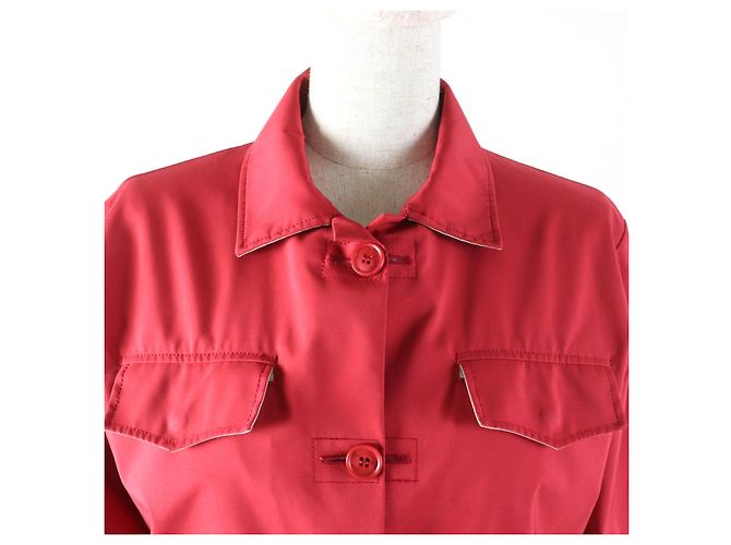 Autre Marque Loro Piana Blouson aus Polyester Rot - Ansicht 4