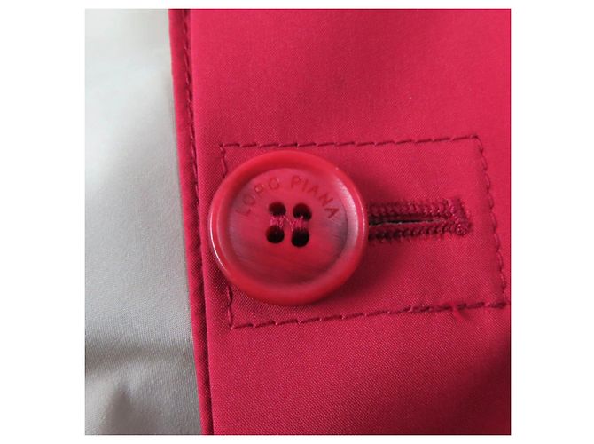 Autre Marque Loro Piana Blouson aus Polyester Rot - Ansicht 6
