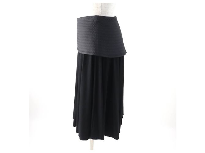Falda de Viscosa Elastano Loewe S540Y08X56 Negro - vista 3