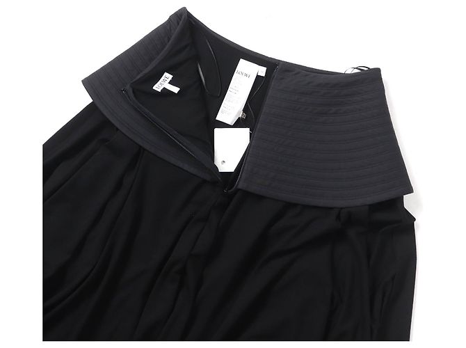 Falda de Viscosa Elastano Loewe S540Y08X56 Negro - vista 5