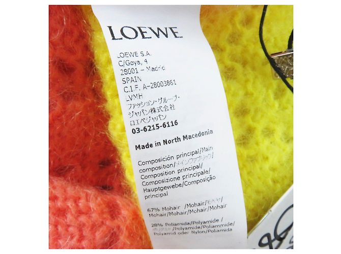 Tricô de mohair Trompe l'oeil Loewe - vista 8