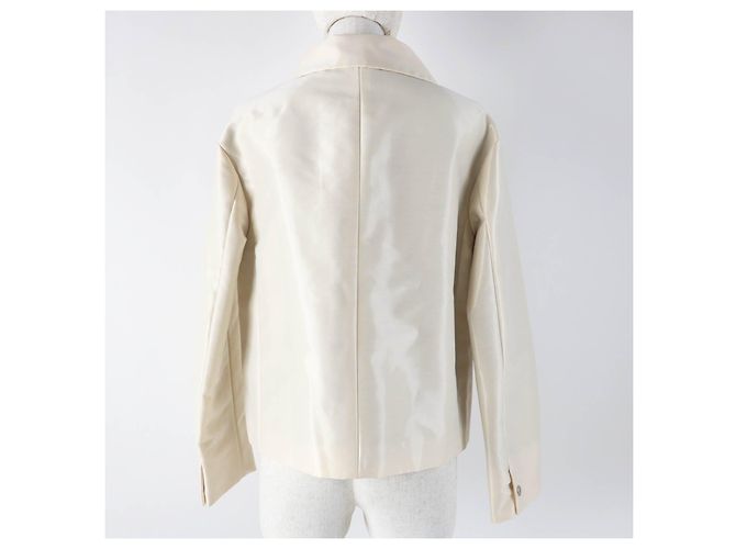 Autre Marque Chaqueta de algodón nylon Aquascutum White label Beige - vista 4