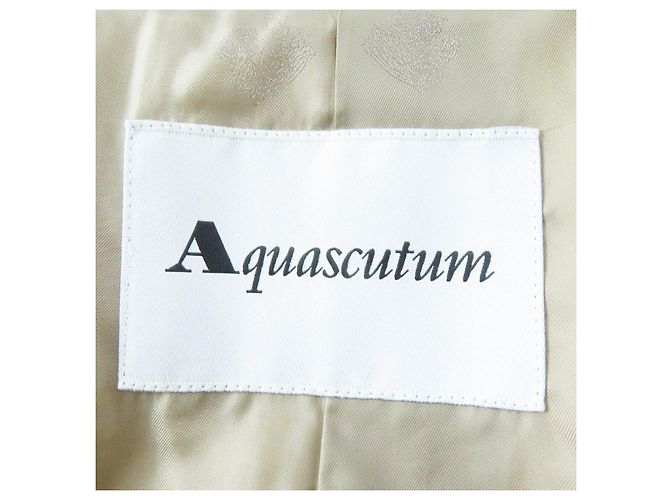 Autre Marque Chaqueta de algodón nylon Aquascutum White label Beige - vista 7