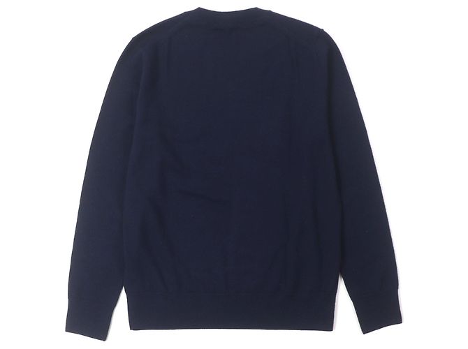 Pullover aus Wolle mit Monogramm-Motiv von Burberry Blau Marineblau - Ansicht 3