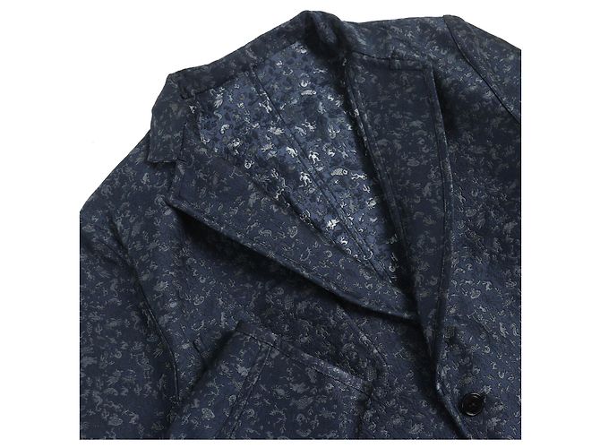Hermès Giacca in poliestere Hermes G19936 Blu Blu navy - vista 6