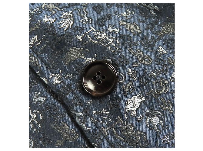 Hermès Giacca in poliestere Hermes G19936 Blu Blu navy - vista 7